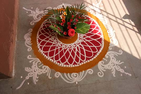 Flower decoration St Michael Schooll