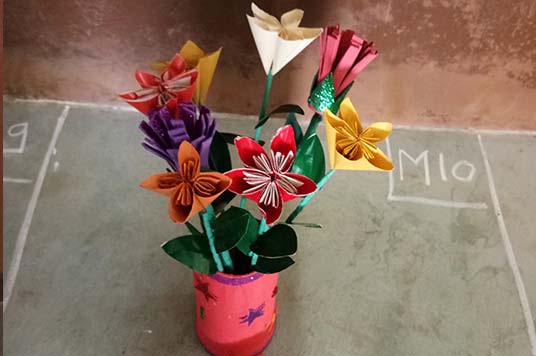 Flower decoration St Michael Schooll