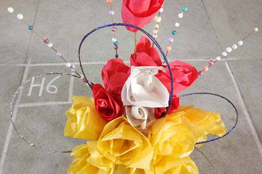 Flower decoration St Michael Schooll